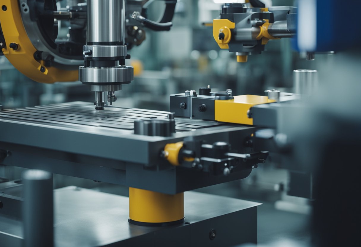 Machines mold, cut, and inspect rubber sealing rings on assembly lines in a brightly lit factory setting