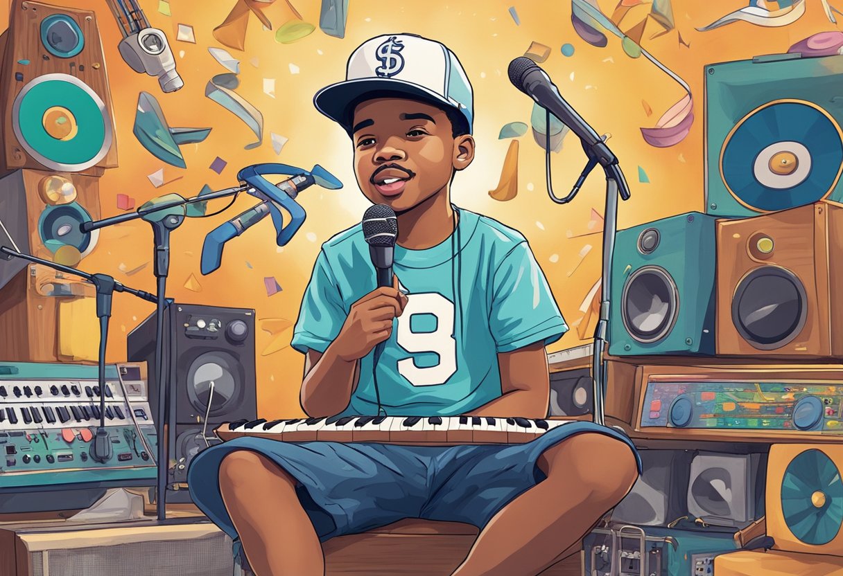 Chance the Rapper's early life: A young boy surrounded by music, playing with instruments and singing with passion