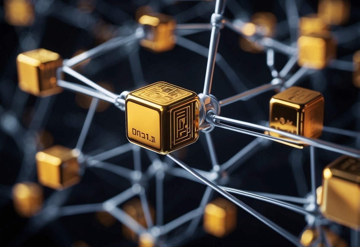 A network of interconnected blocks representing the evolution of data protection in cryptocurrency fundamentals