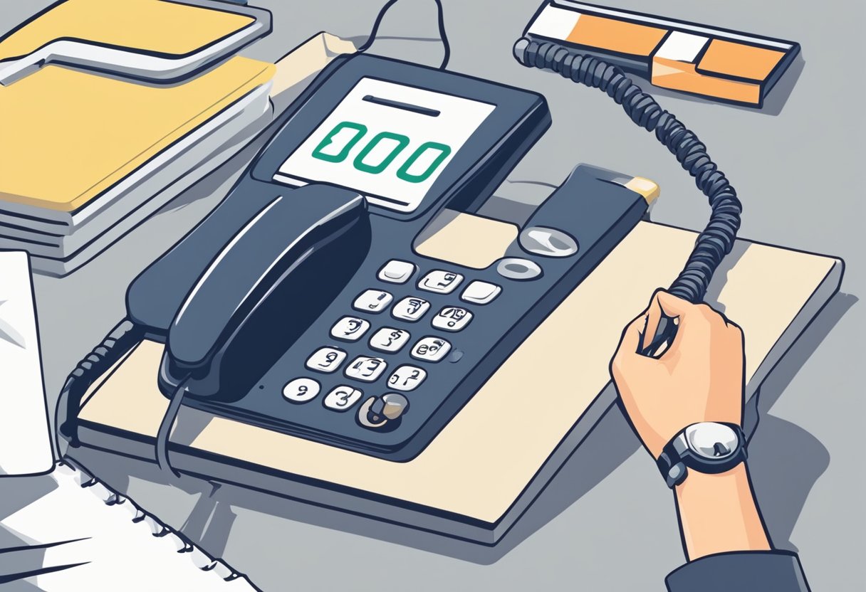 Qual é o Número da Ambulância: Informações Essenciais para Emergências 7 A person dialing an emergency number on a phone, with a sense of urgency and concern on their face