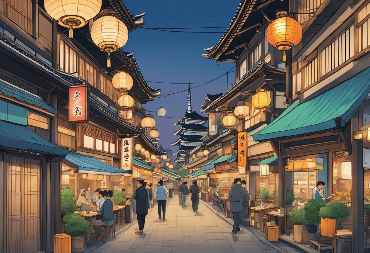 The bustling streets of Asakusa, Tokyo are lined with the 5 best restaurants, each offering a unique culinary experience. The traditional architecture and vibrant atmosphere create a lively backdrop for the diverse dining options