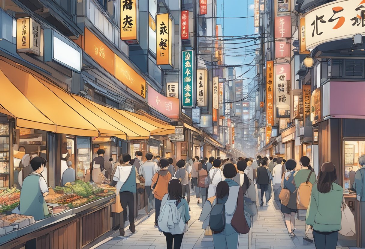 The bustling streets of Minato, Tokyo, lined with vibrant signs and bustling with hungry patrons, lead to the 5 best restaurants, each offering unique culinary experiences