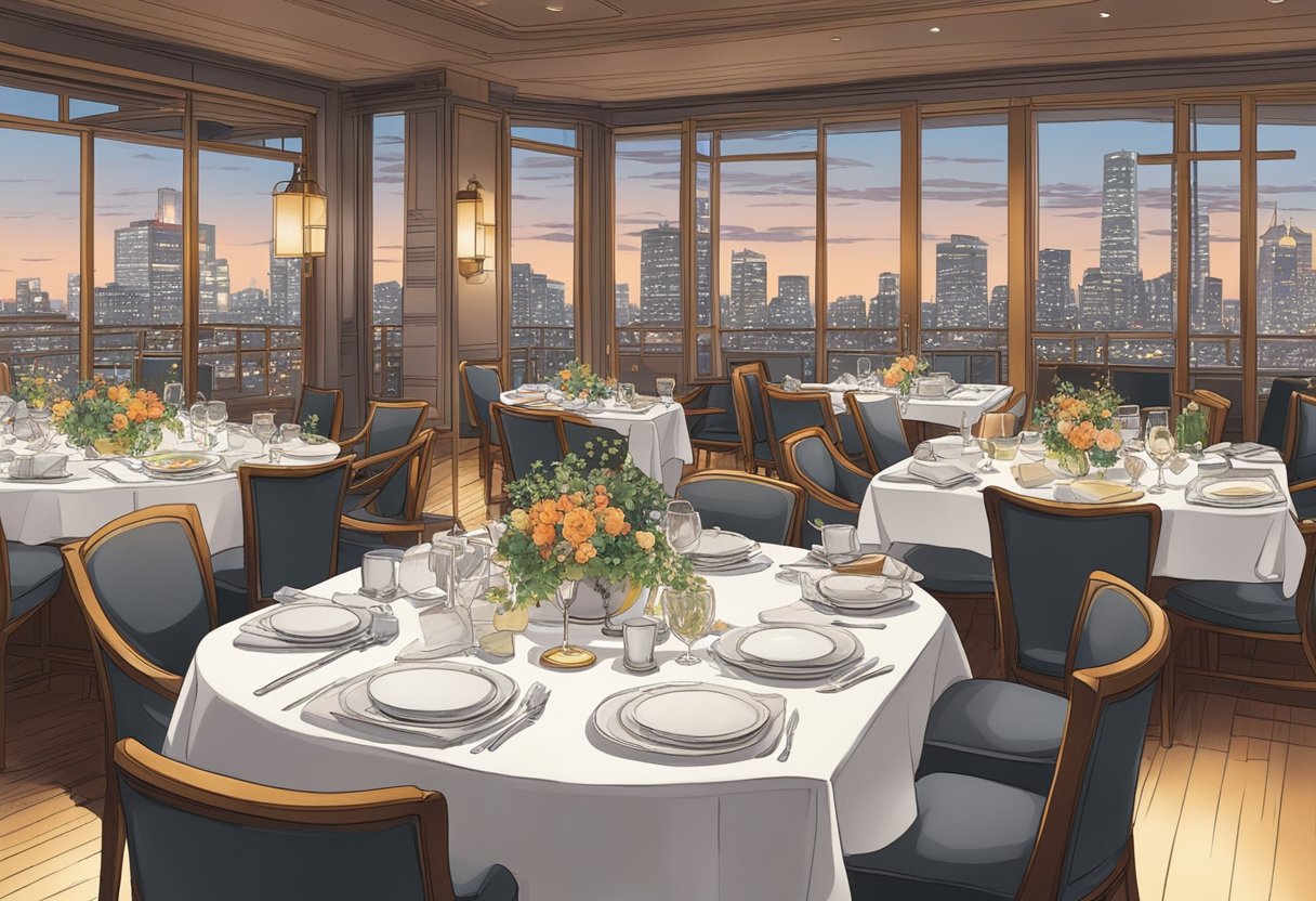 Elegant table settings in 5 top Tokyo restaurants, bustling with diners without reservations