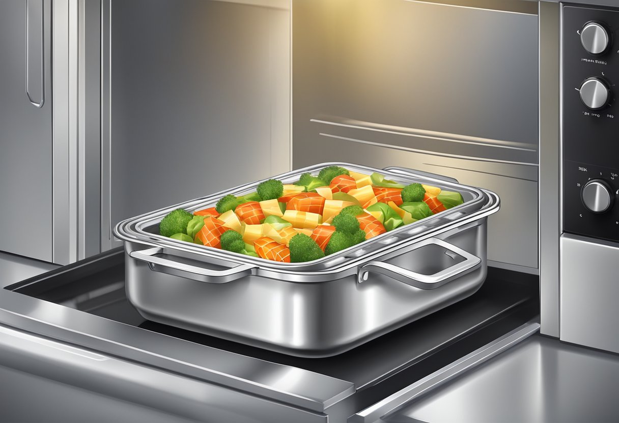 Aluminum foil lined in oven for specific cooking applications