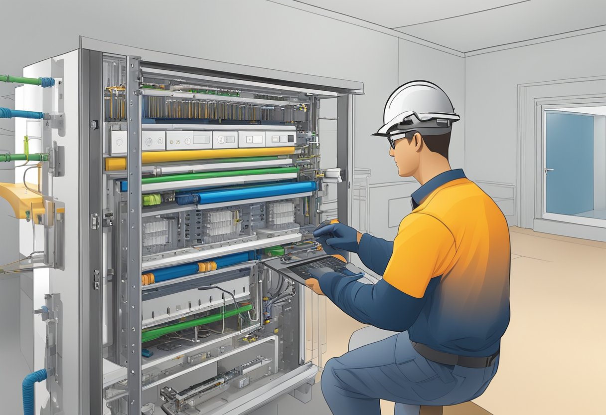 A router selection process for fiber optic installation