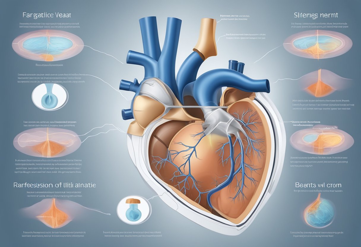 A leaking heart valve is detected through imaging tests and symptoms like shortness of breath and fatigue