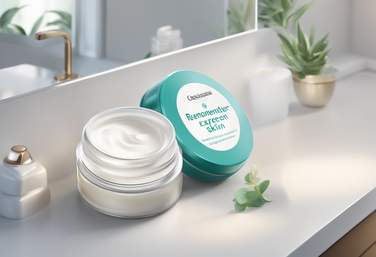 A jar of "Rekommendationer och Experttips" skin cream sits untouched on a bathroom counter, its thick consistency refusing to absorb into the skin