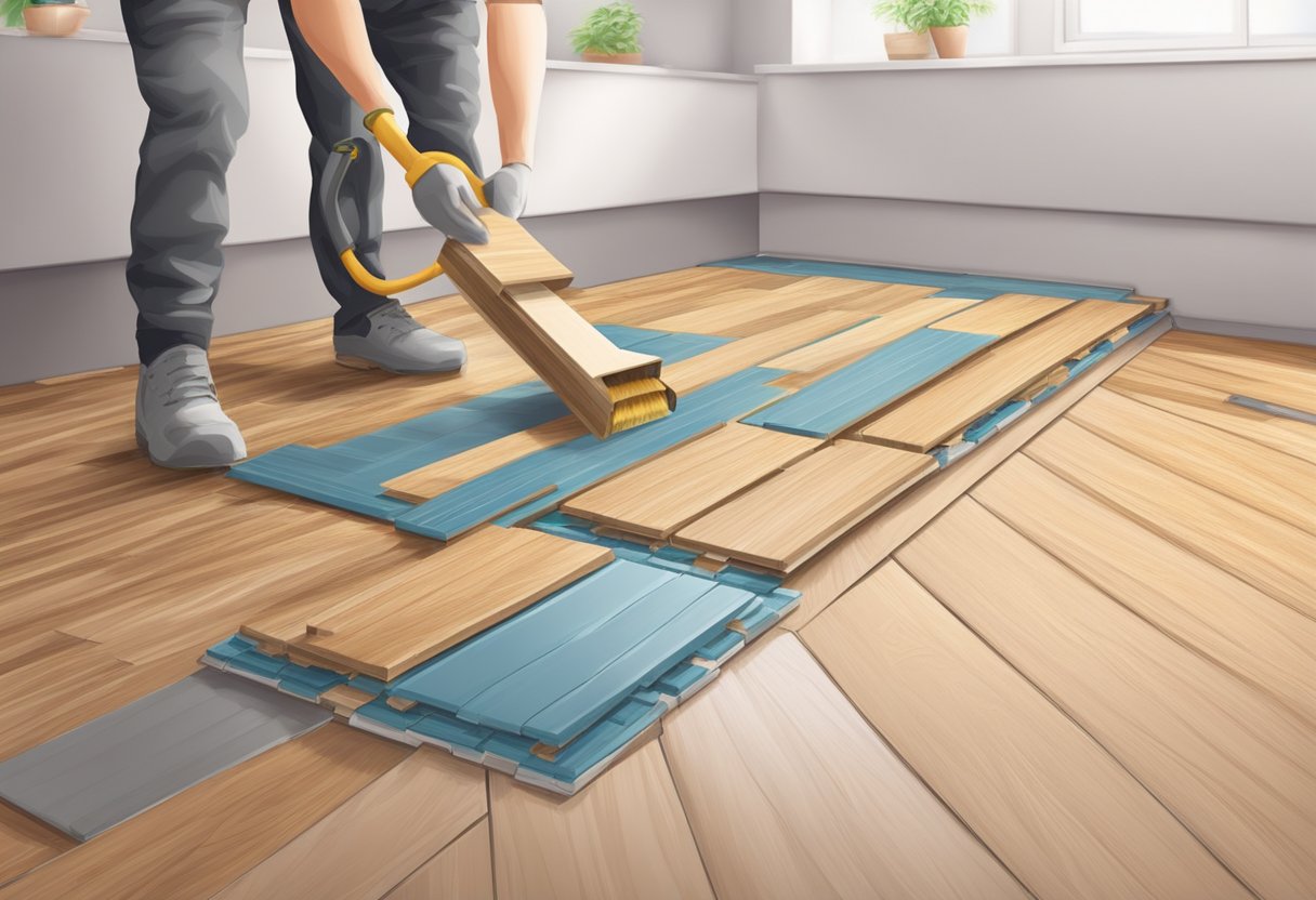 Installing parquet flooring on top of ceramic tiles