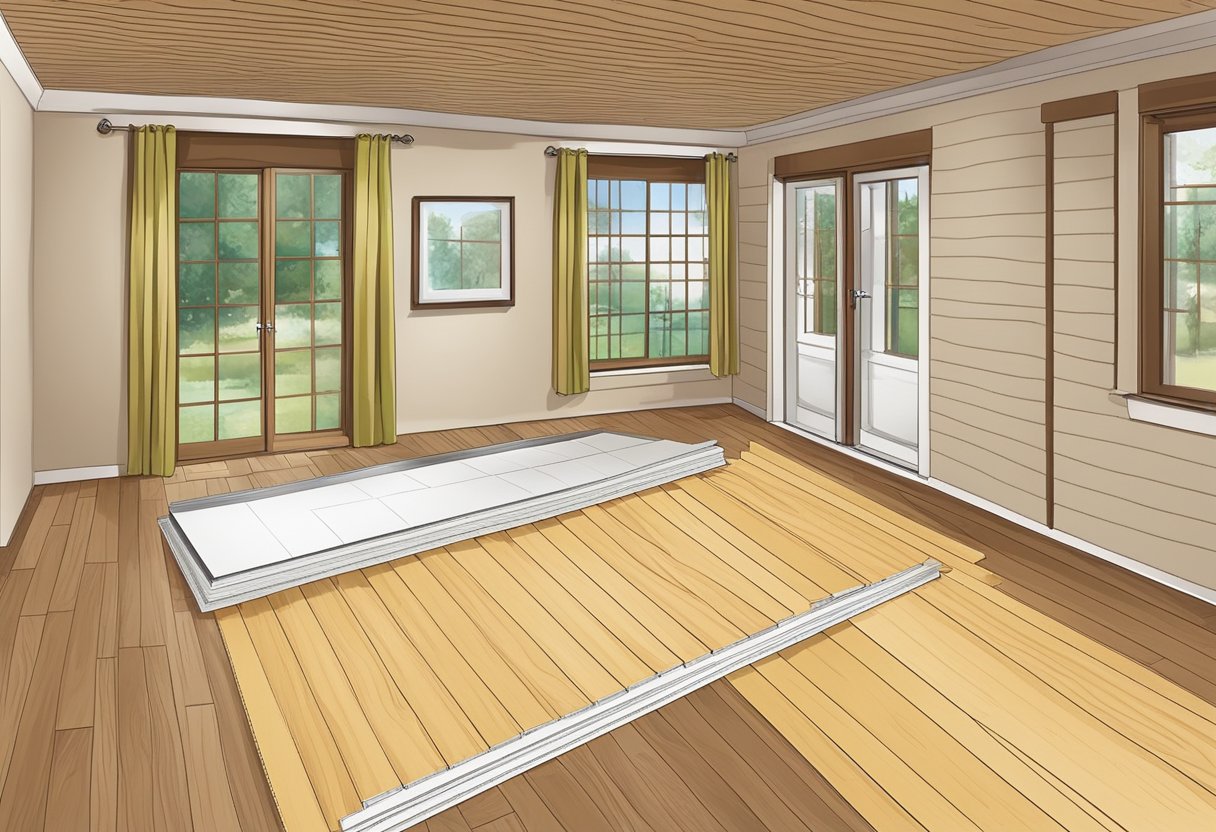 Preparation for laying click flooring, pricing pine flooring