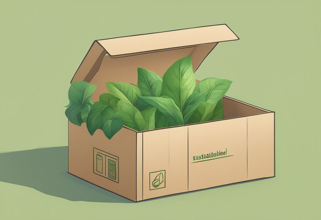 A Bag in Box container sits on a sustainable, eco-friendly background, symbolizing durability and environmental consciousness