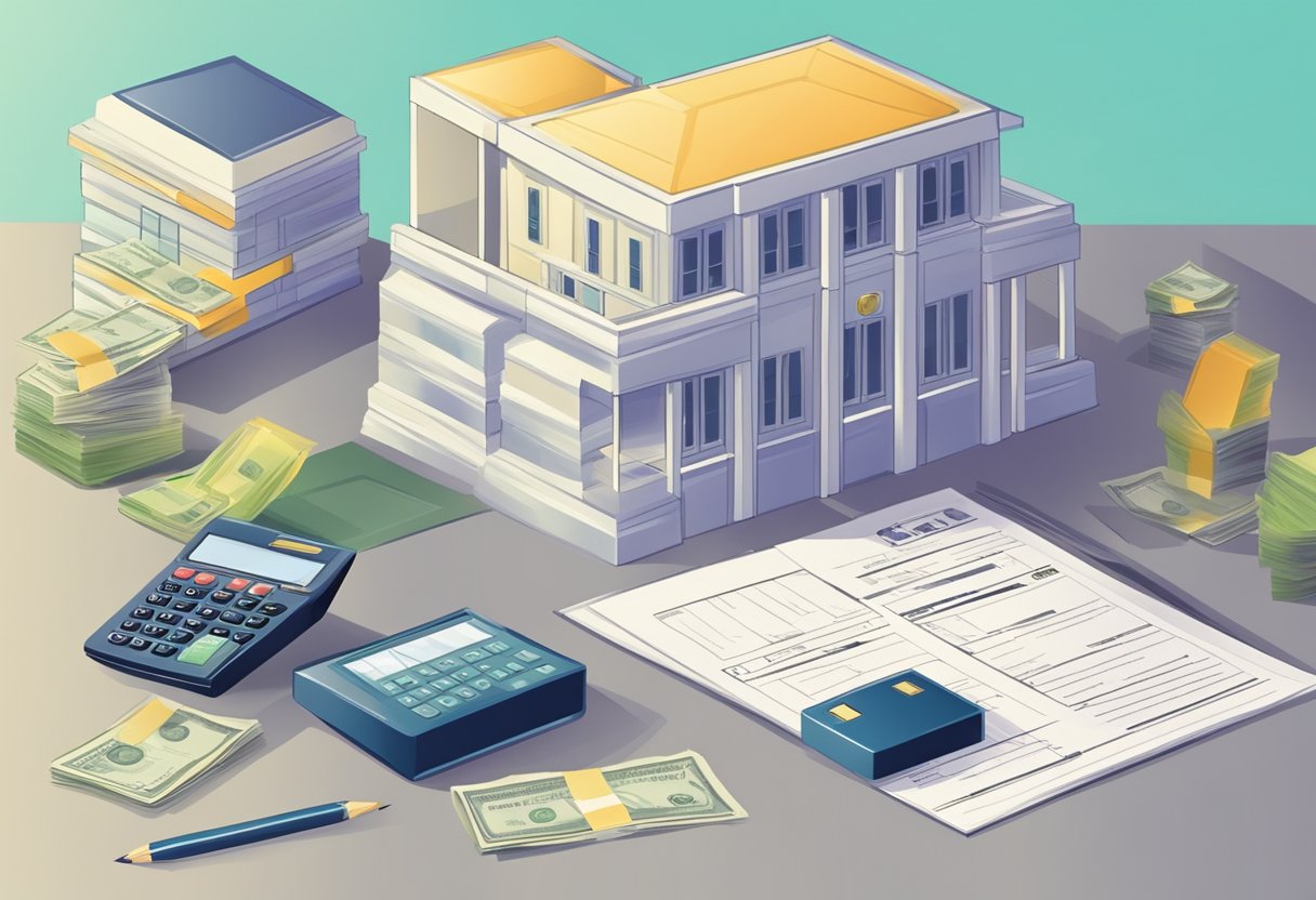 A simple scene of a bank account or interest fund, with a clear overview