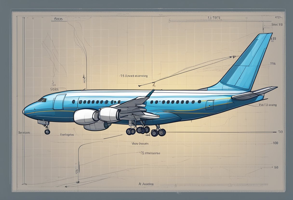 A plane descends with varying speed due to factors like weight, drag, and angle of descent. Calculate the rate using altitude change and time