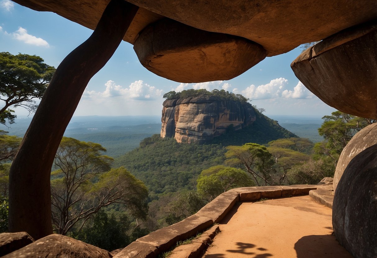 Pidurangala rock, with its ancient ruins and panoramic views, holds cultural and historical significance