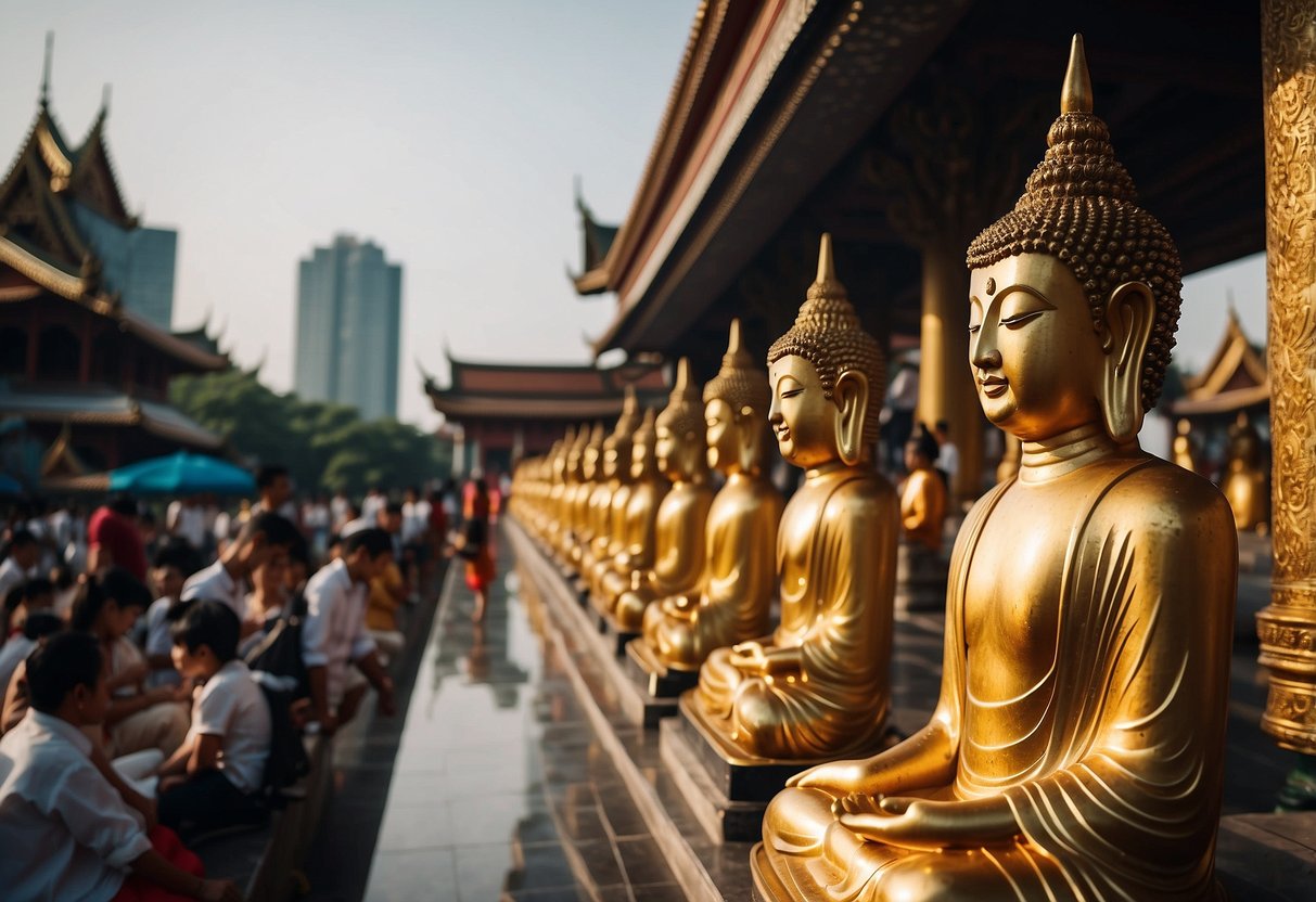 Buddha's story in Bangkok, with iconic landmarks