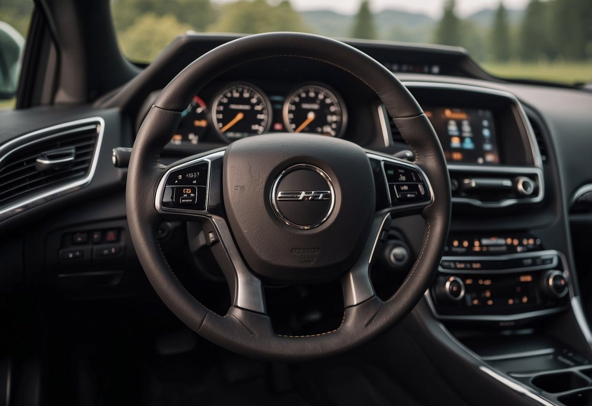 A car with multiple settings on the blower control panel, with some settings not working while others are functioning properly