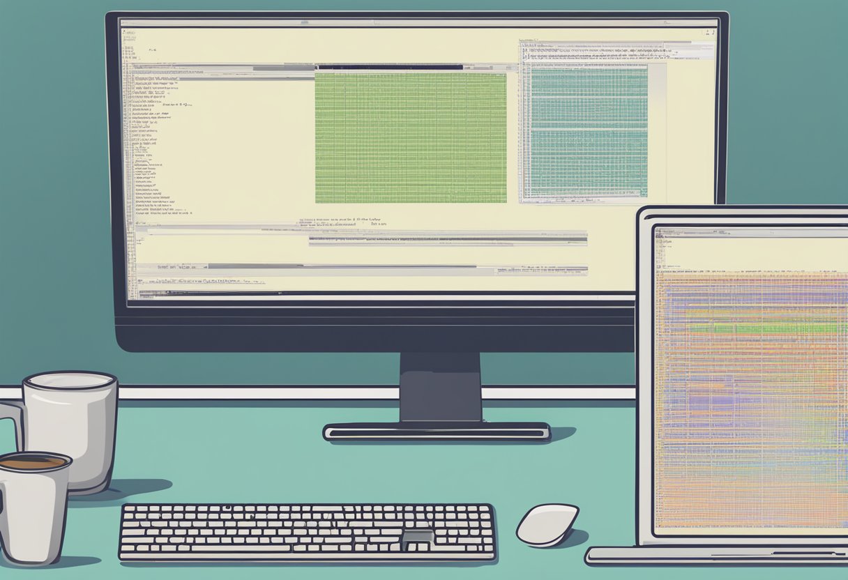 A computer screen showing code written in Java on one side and the same code converted to JavaScript on the other side