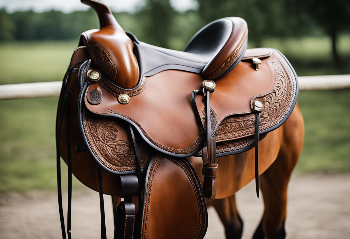 A well-maintained saddle: clean, oil, and store equipment properly to extend its lifespan