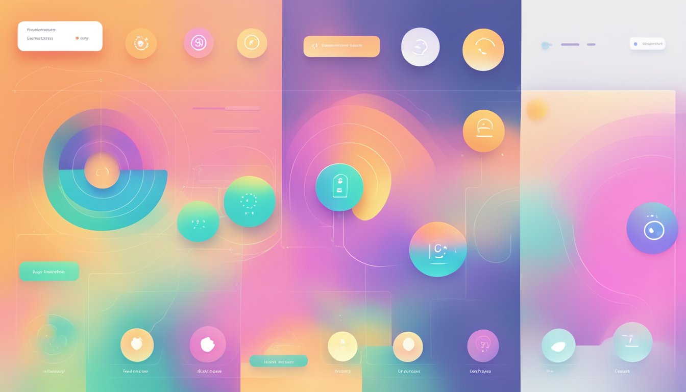 A colorful heatmap of user interactions on Hotjar's interface
