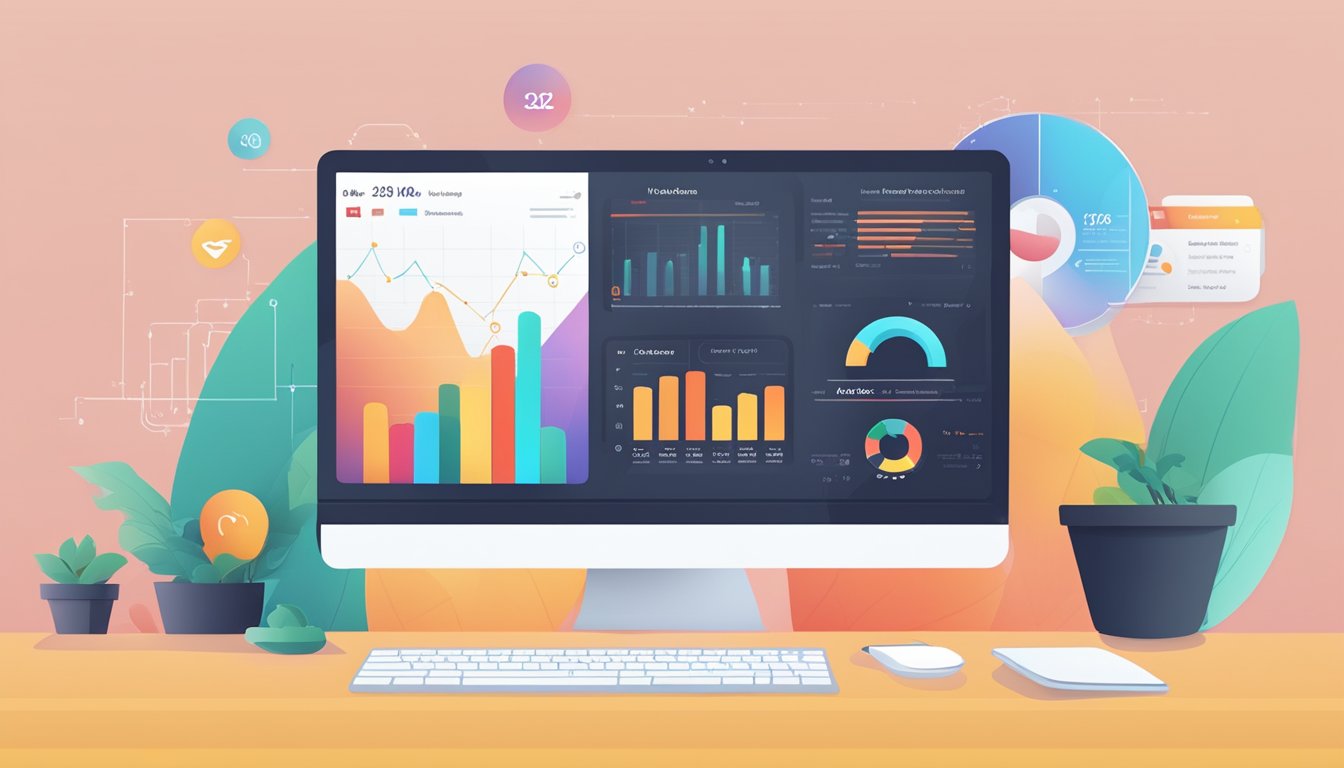 A computer screen displaying hotjar data with various website conversion optimization metrics and graphs