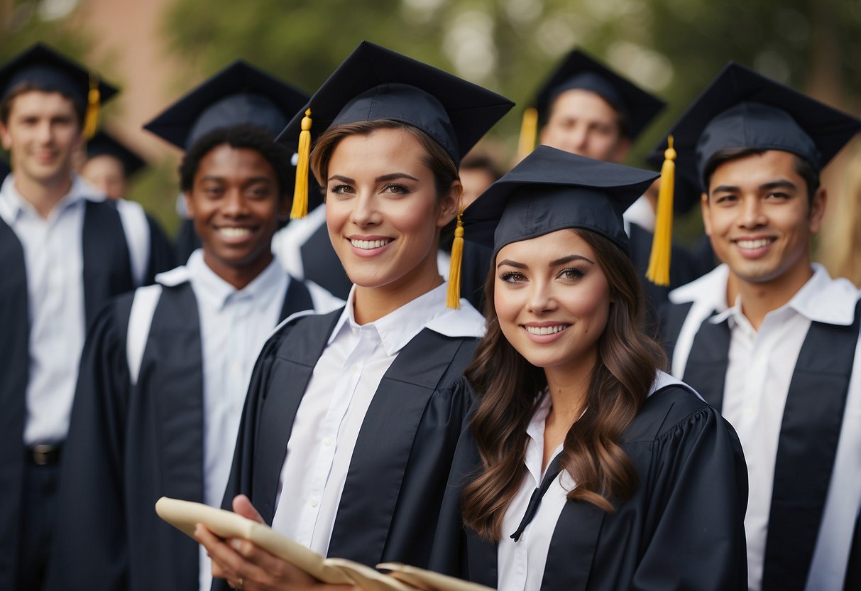 A group of new graduates being recruited and evaluated for improvement strategies