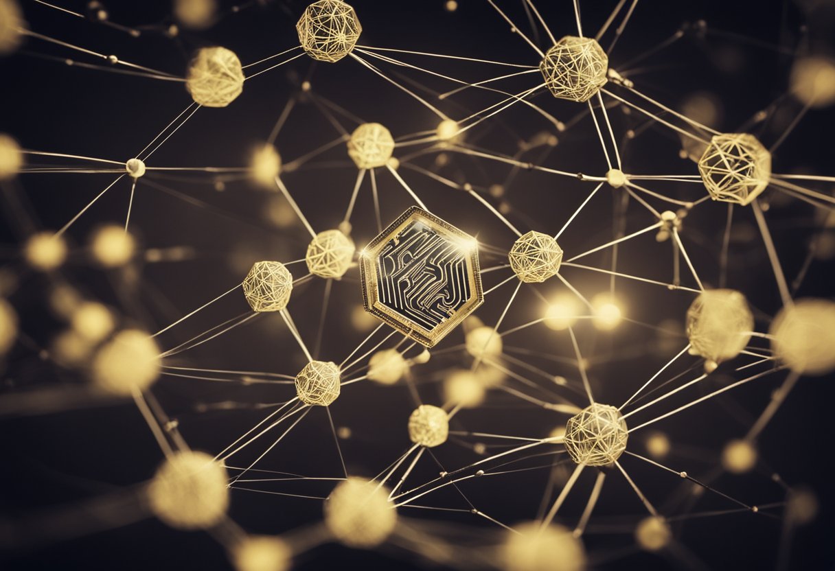 A blockchain network connects nodes, forming a decentralized ledger. Each transaction is verified and added to the chain, creating an immutable record. This process ensures trust and transparency in data management