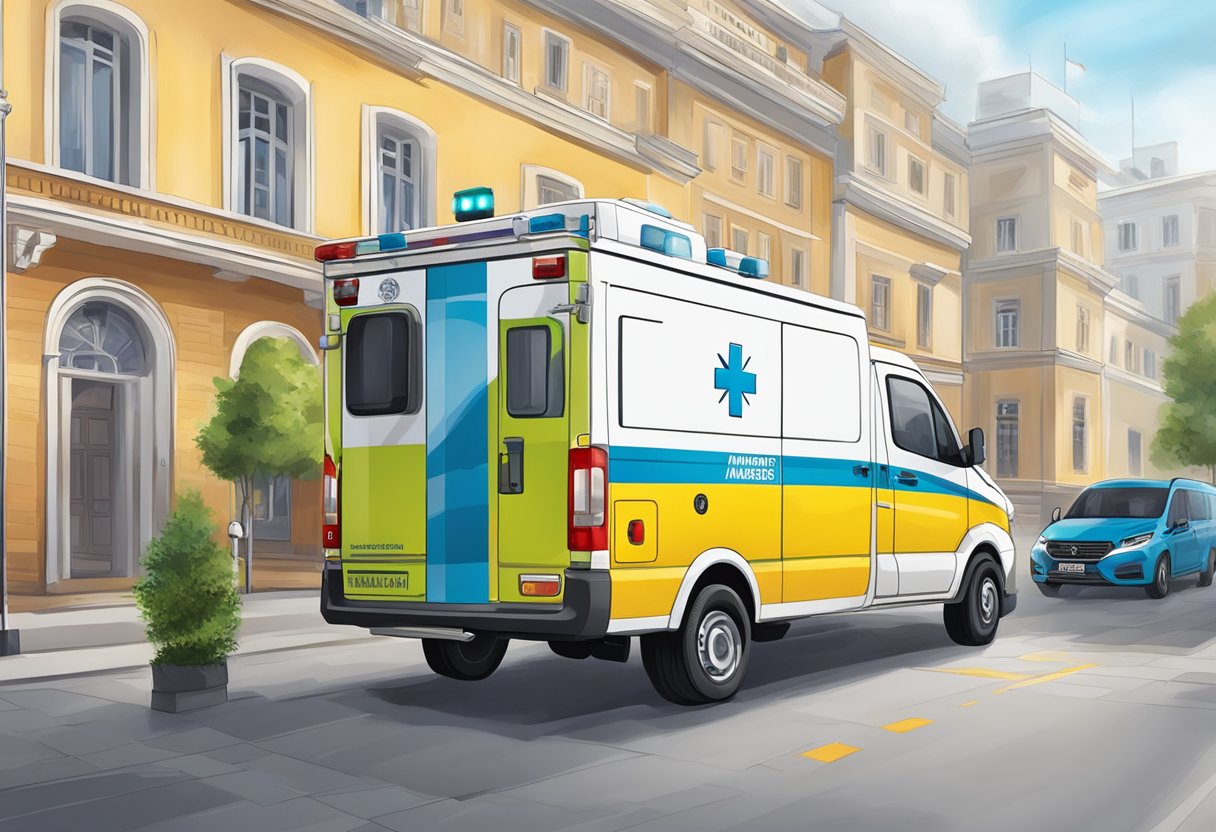 The Ministry of Health's emergency ambulance, following initiatives and norms