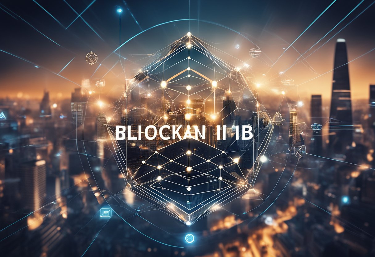 A futuristic city skyline with interconnected digital networks and blockchain symbols. Text: "Understanding Web3 and the Emergence of Web3 MBAs. What is a Web3 MBA? Best options."