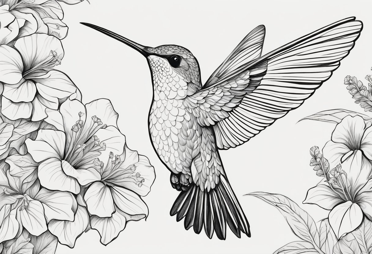 21 Hummingbird Drawing Ideas: Inspiration for Your Next Art Project ...