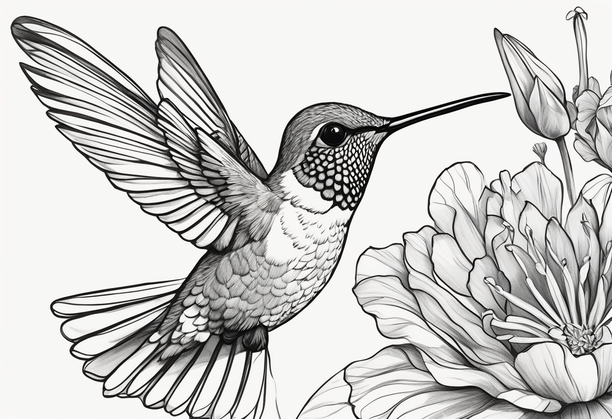 21 Hummingbird Drawing Ideas: Inspiration for Your Next Art Project ...