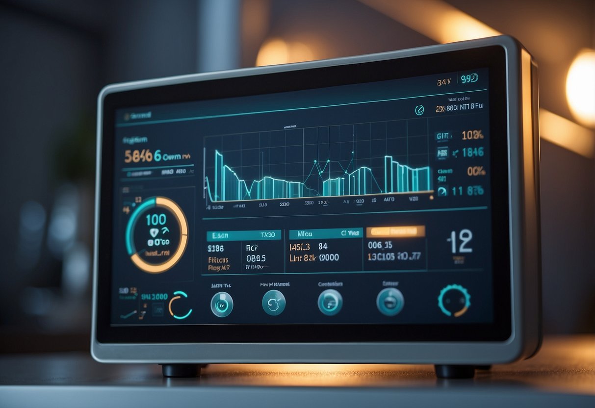 A smart energy monitoring system reduces energy usage, saving money on the utility bill
