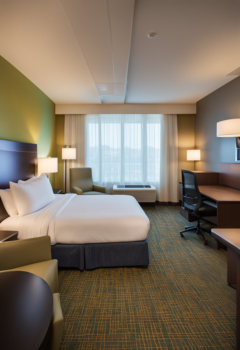 The Fairfield Inn & Suites by Marriott Waco North features cozy accommodations and modern amenities, creating a comfortable and inviting atmosphere for guests