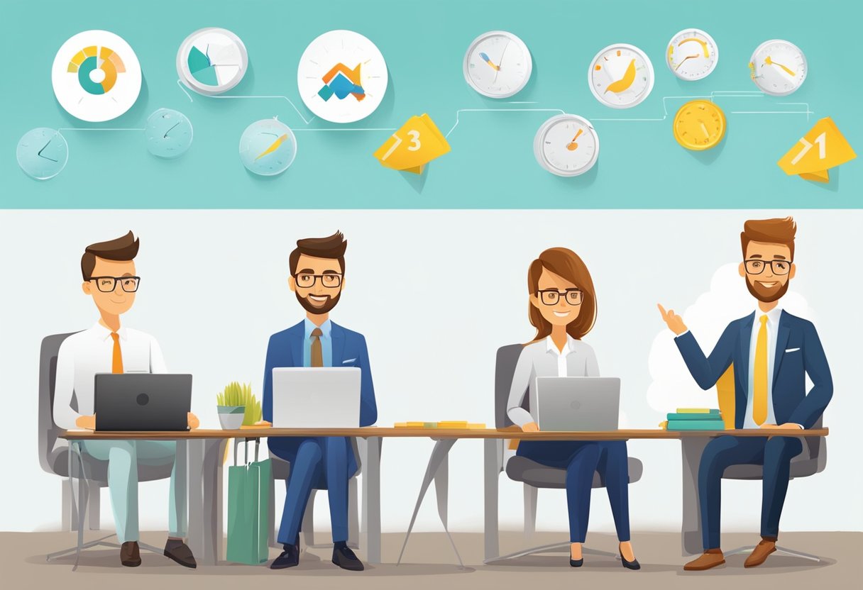 The evolution of the sales team, gradual changes, and growth in sales