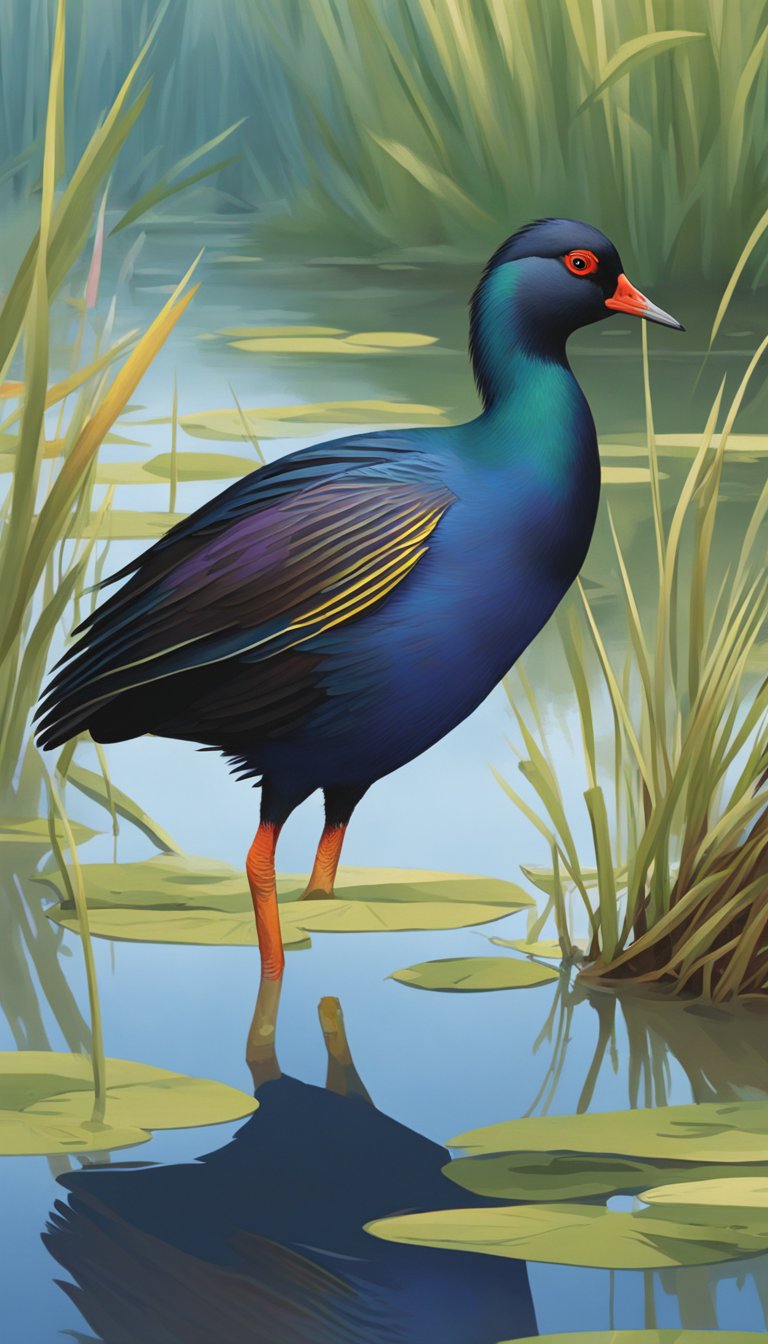 21 Weird & Interesting Allen's Gallinule: Fun Bird Facts - Lets Learn Slang