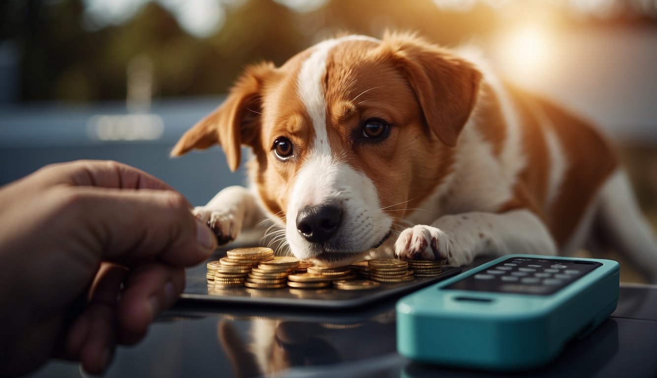A dog chip being inserted, showing process and importance
