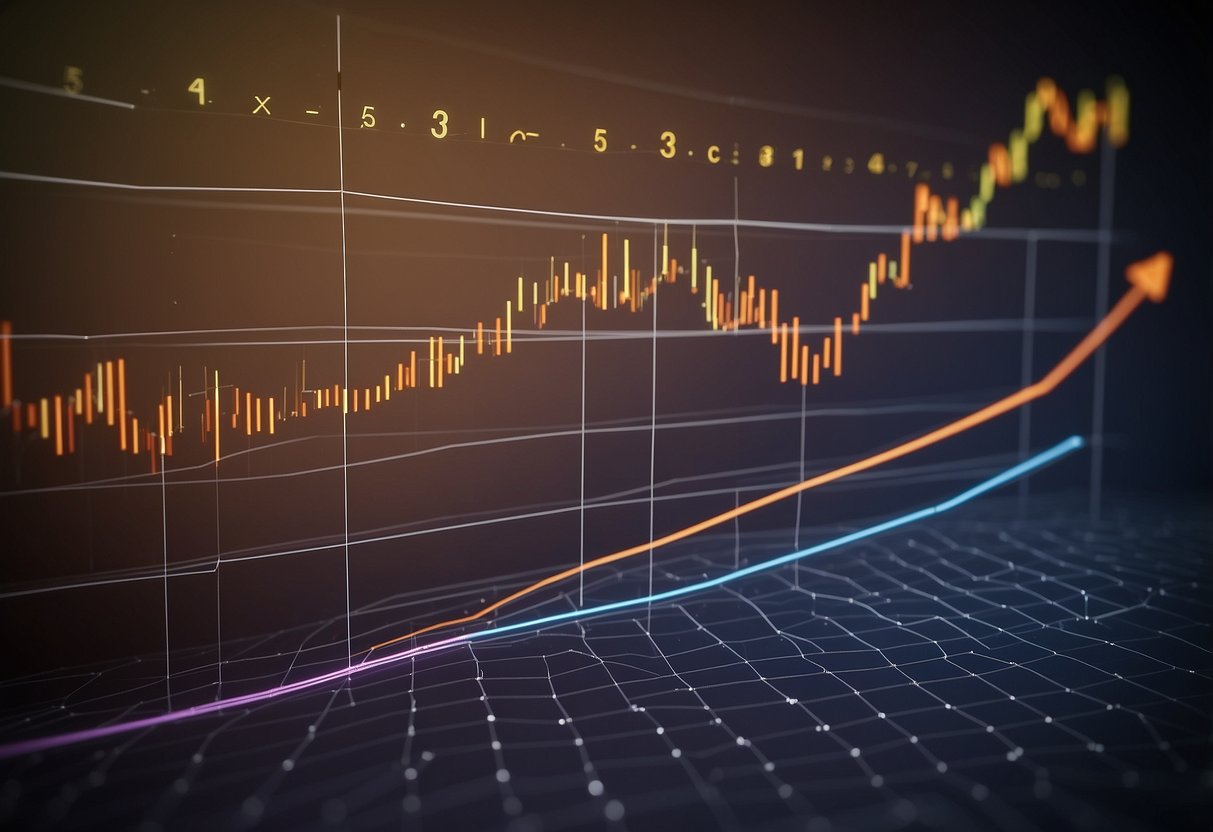 A line graph showing the fluctuation of interest rates in Australia over time, with the x-axis representing the years and the y-axis representing the percentage of interest rates