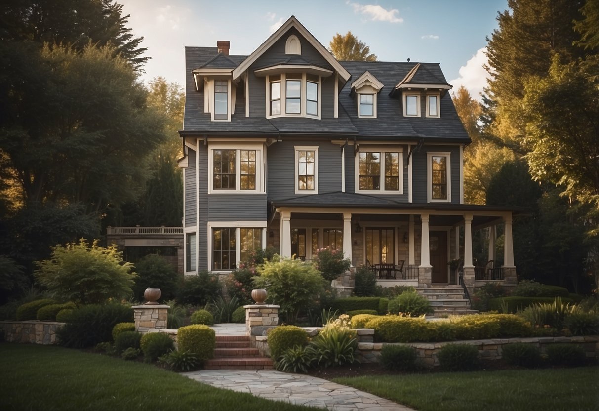 A house with all elements in place, labeled "turnkey."