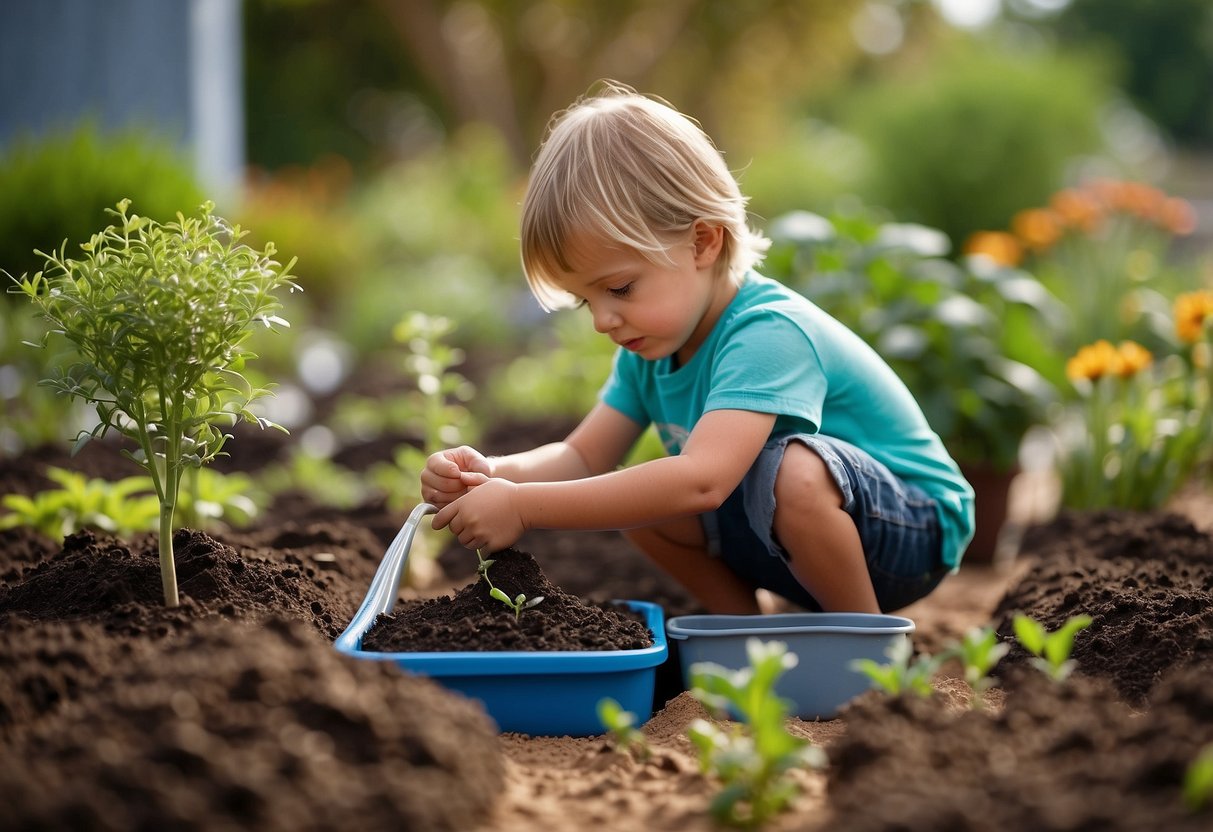 creating a sensory garden for kids, gardening and environmental education, fun ways to teach kids about nature, family gardening challenges, gardening activities for rainy days, planning a garden layout with children