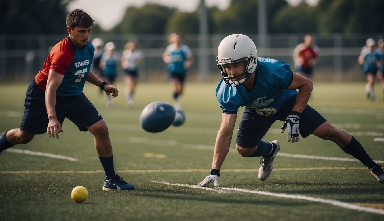 Athletes in club sports train on high-quality fields, while those in school sports practice on a worn-out field