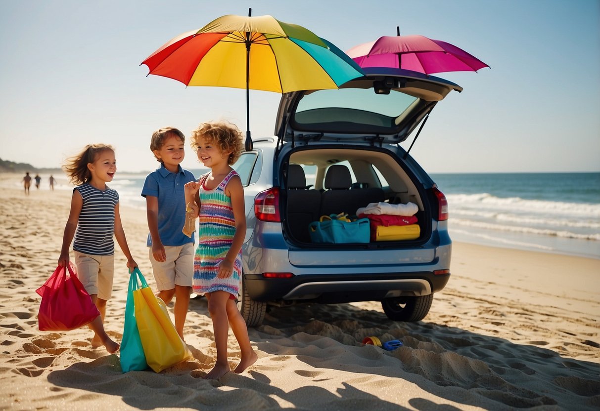 flexibility in beach vacation plans, adapting to unexpected changes at the beach, managing family expectations during beach trips, allowing for spontaneous beach adventures, handling weather disruptions at the beach, maintaining a positive attitude at the beach