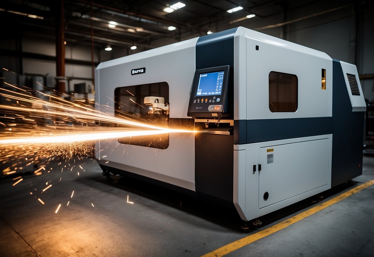 A Tanaka laser cutting machine outperforms other brands in high-speed cutting, showcasing its superior capabilities in a side-by-side comparison