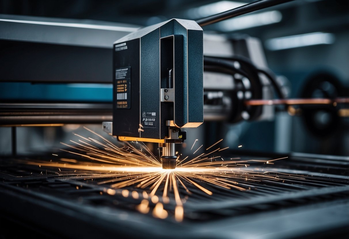 The Tanaka laser cutting machine effortlessly slices through materials, leaving behind minimal waste. The precision and efficiency of the machine are evident in the clean edges of the cut materials