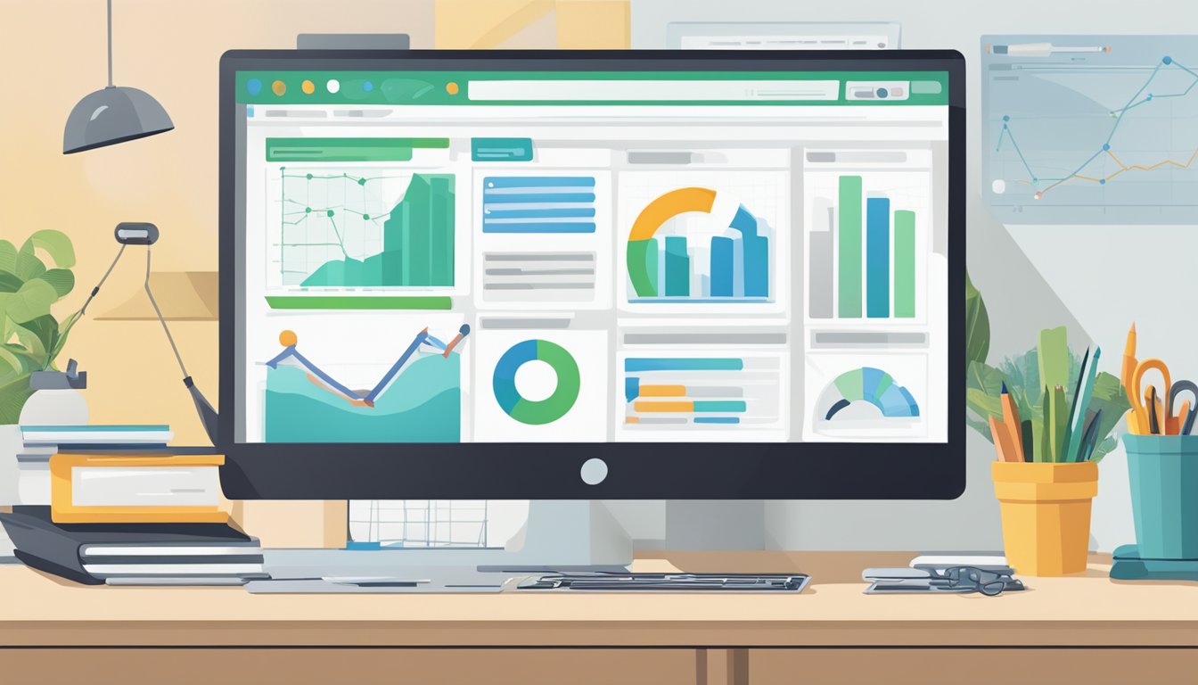 A computer screen displaying advanced tactics for search engine optimization