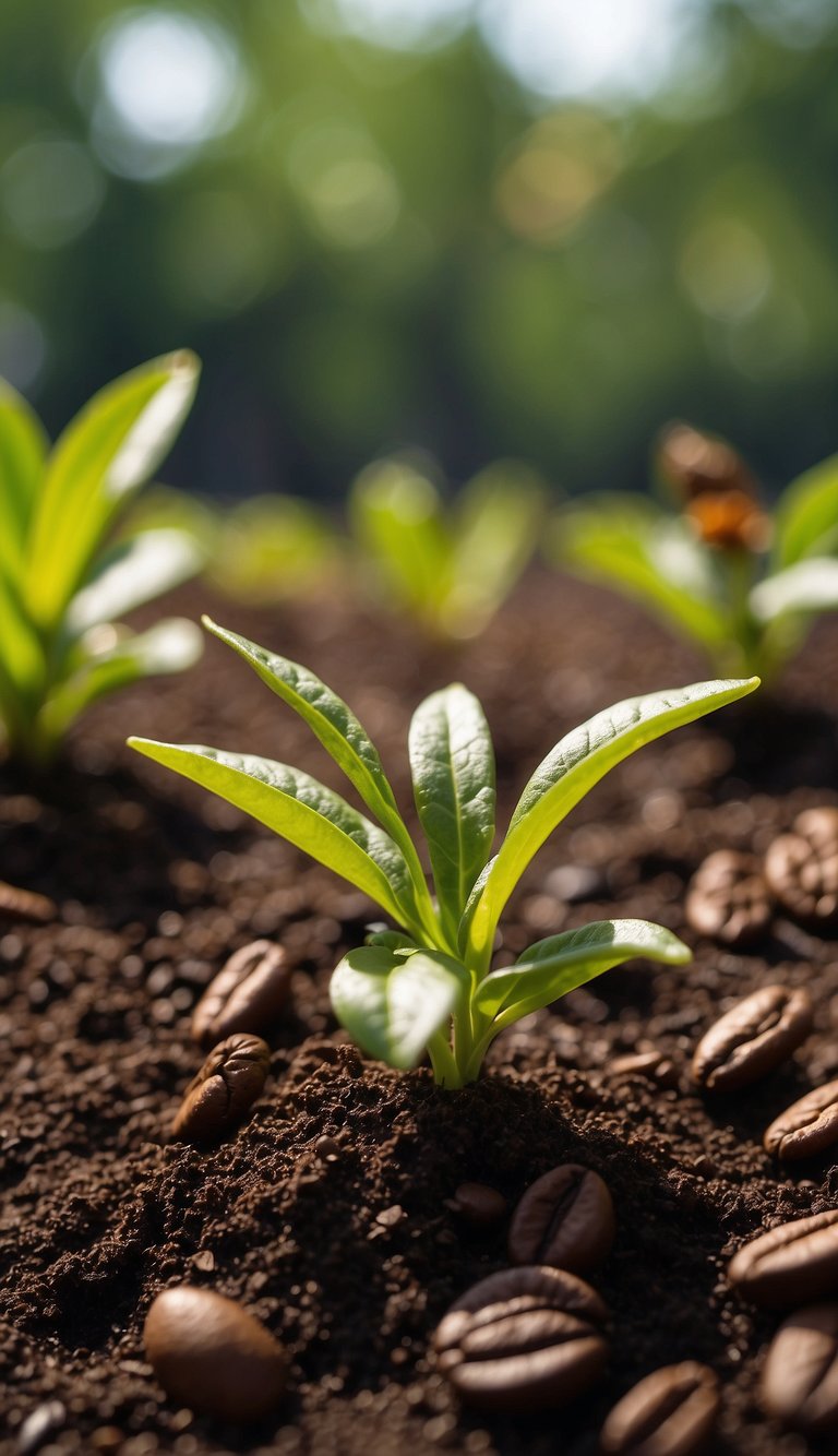 Plants wilt near coffee grounds. Avoid using them