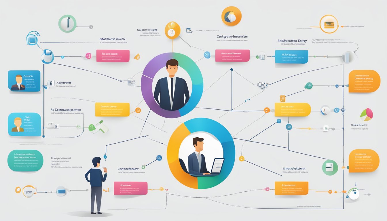 A user-centered methodology, depicting the user journey