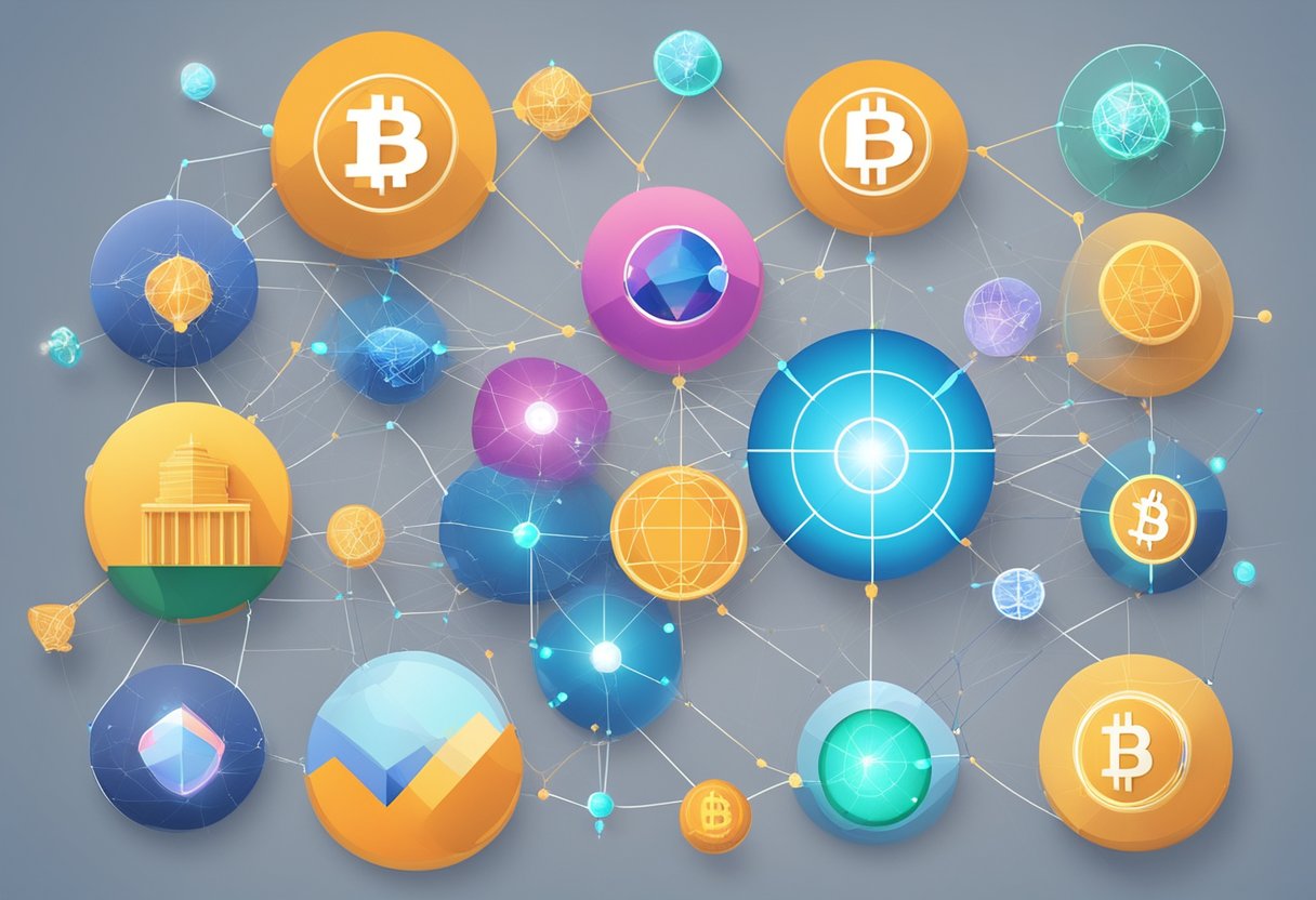 A digital world with interconnected nodes, representing the evolution of cryptocurrencies and their impact on global finance