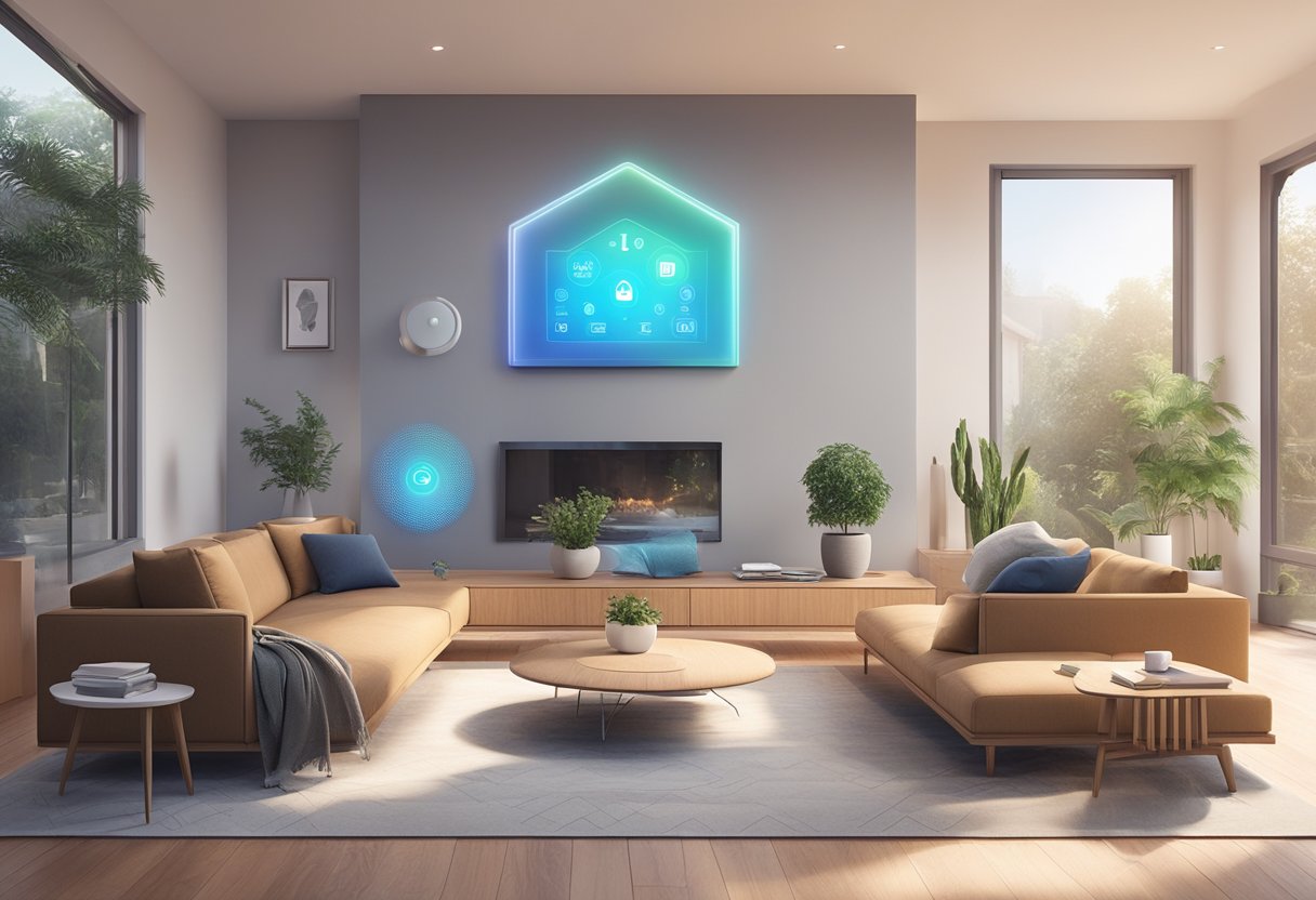 AI voice technology controls home devices, adjusting lights, thermostats, and locks. It enhances efficiency and satisfaction, revolutionizing home services