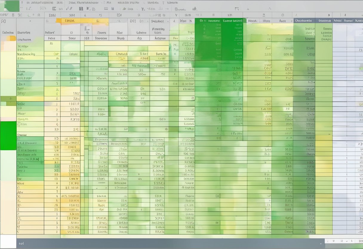 An Excel spreadsheet with VBA code open, showing the Paste Special menu options