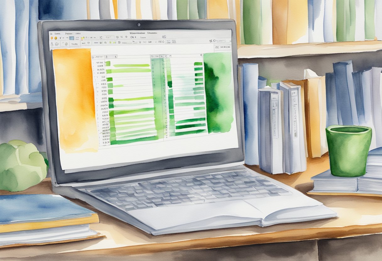 A computer screen showing Excel VBA code with a highlighted "Paste Special" function, surrounded by reference books and online resources