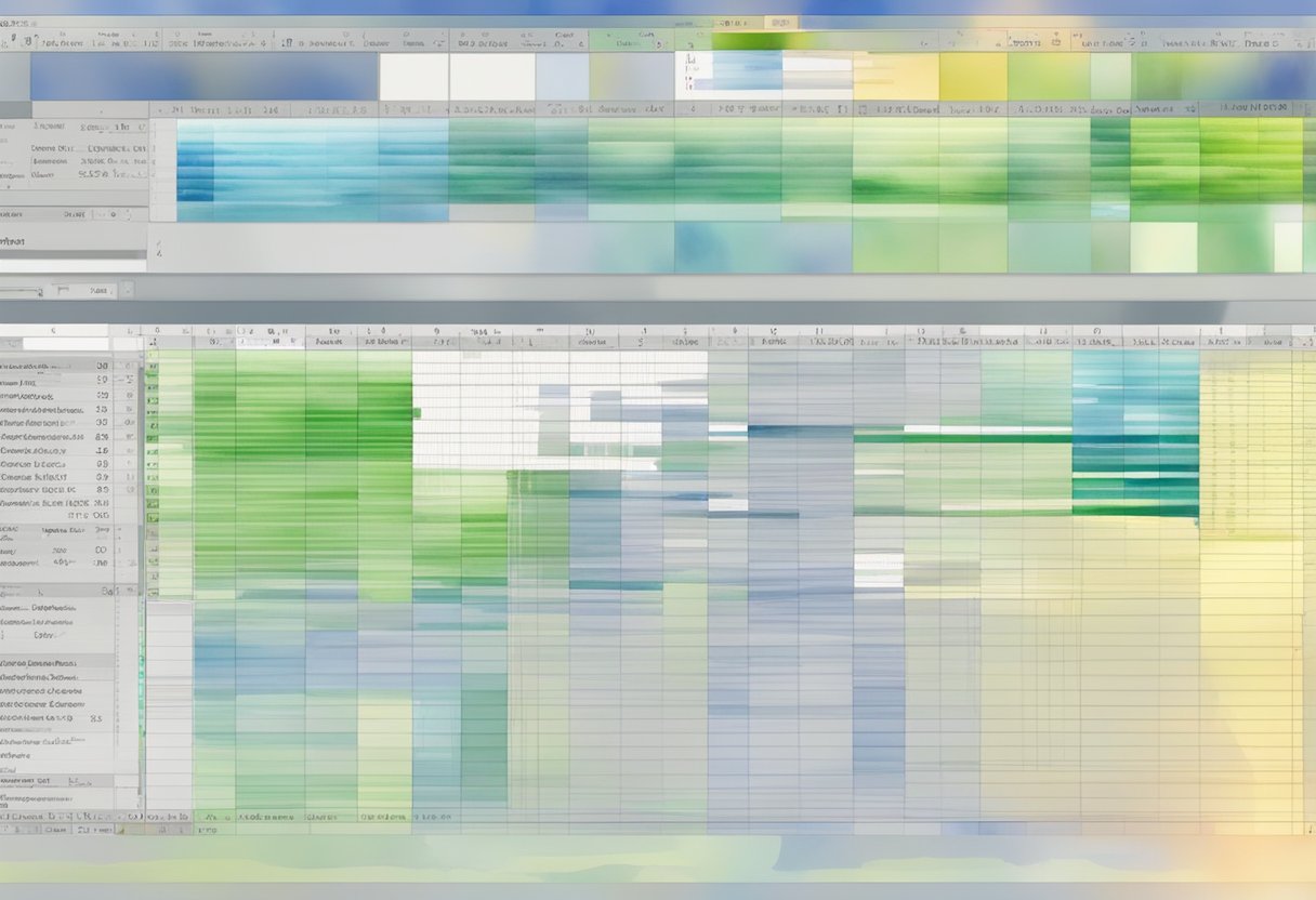 A computer screen with VBA code open, highlighting the implementation of the Match function in Excel