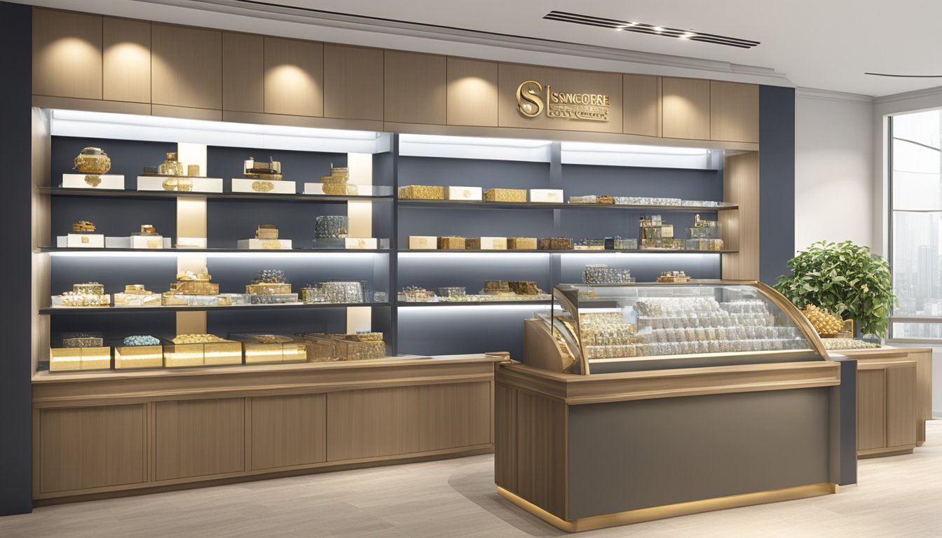 A pristine corporate gift display showcases Singaporean craftsmanship and quality, highlighting the expertise of Singapore Corporate Gifts International Pte Ltd